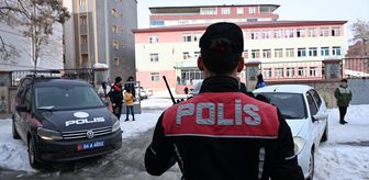Ağrı'da polis öğrencilerin güvenliği için okul çevrelerini sürekli kontrol ediyor