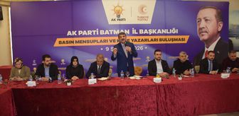 AK Parti Batman Milletvekili Nasıroğlu ve İl Başkanı Şansi gazetecilerle bir araya geldi