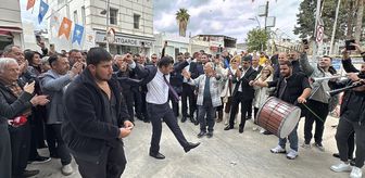 AK Parti Bodrum İlçe Başkanlığı görevine getirilen Ergene, davul zurnayla karşılandı