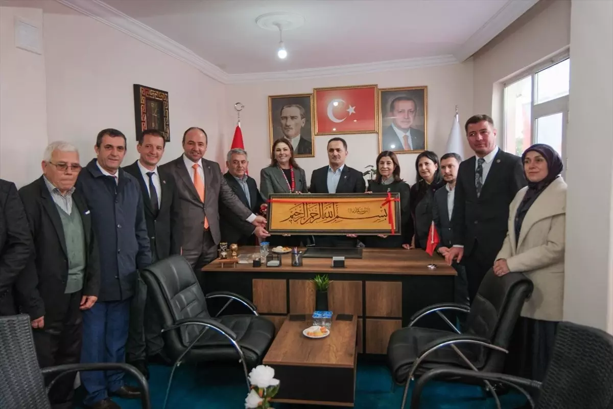 AK Parti Kırcasalih Belde Başkanlığı binası törenle açıldı