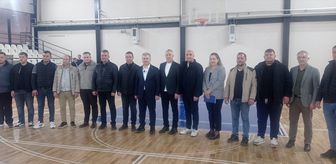 AK Parti Milletvekili Canbey, Gömeç'te spor salonunu inceledi