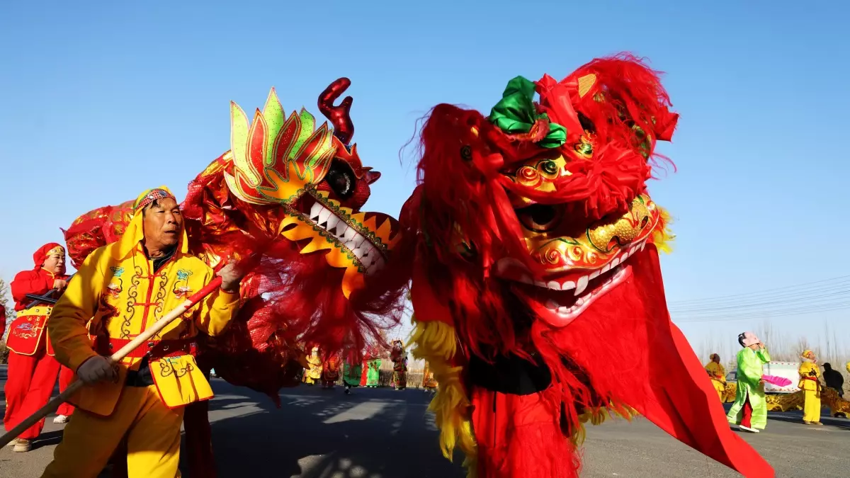 Albüm: Çin'de Bahar Bayramı'na Sayılı Günler Kala Ülke Genelinde Renkli Etkinlikler Düzenleniyor