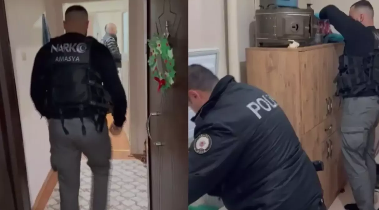 Amasya'da uyuşturucu operasyonu; 11 tutuklama