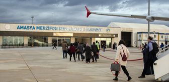 Amasya Merzifon Havalimanı ocak ayında 14 bin 549 yolcuya hizmet verdi