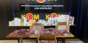 Ankara'daki kaçak ilaç operasyonunda 2 şüpheli tutuklandı