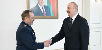 Azerbaycan Cumhurbaşkanı Aliyev, İran Savunma Bakanı Nasırzade'yi kabul etti