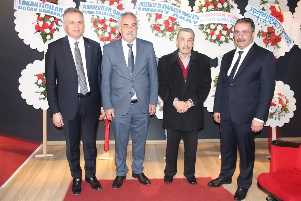 Bafra Kahveciler Odası'nda Ahmet Yılmaz yeniden seçildi