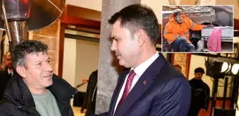 Depremin yıl dönümünde duygulandıran buluşma! Bakan Kurum ile acılı baba bir araya geldi