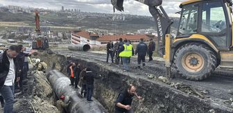 Başakşehir'de İşçi Başına Taş Düşüp Çukuru Düştü