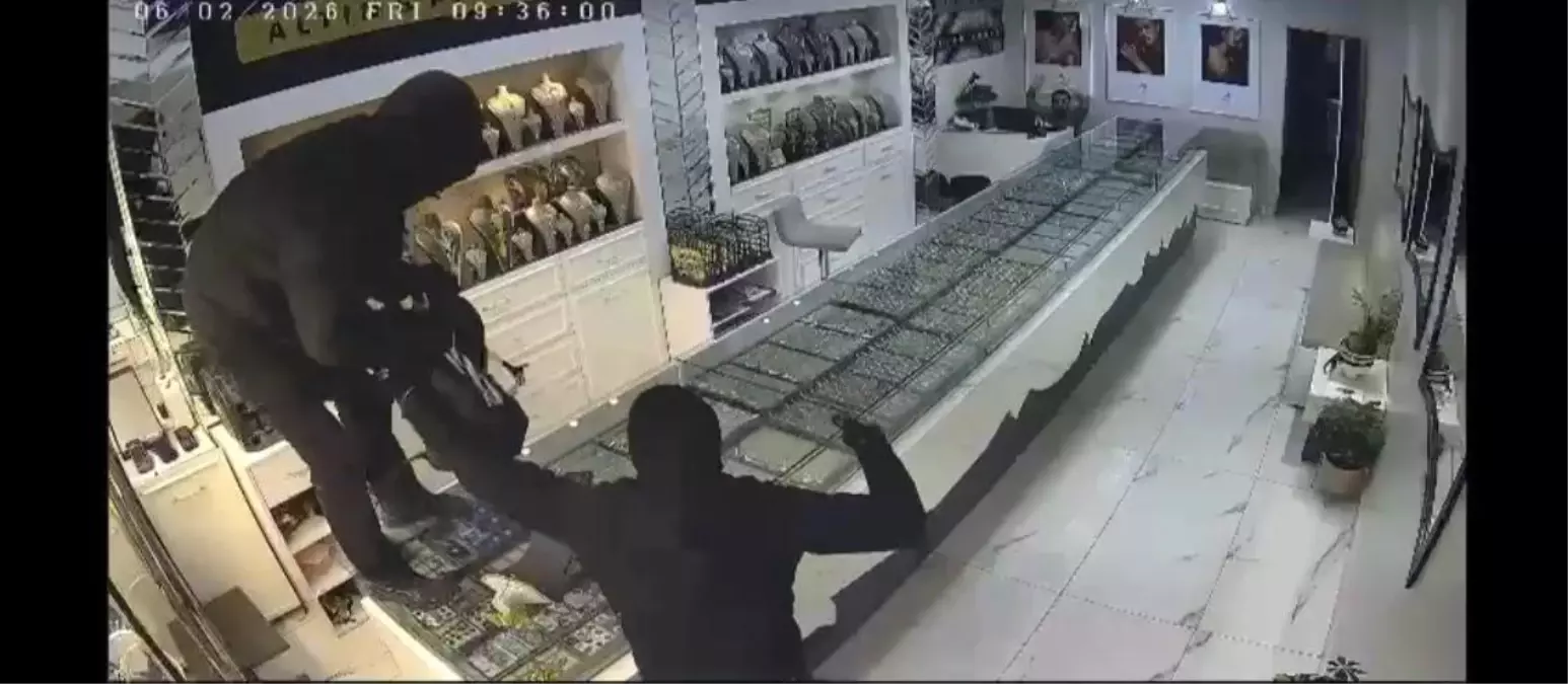 Batman'da 90 saniyede milyonluk kuyumcu soygunu kamerada