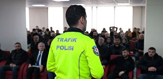 Batman'da okul servisi sürücülerine eğitim verildi