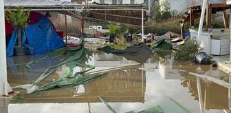 Bodrum ve Marmaris'te sağanağın ardından temizlik çalışması başlatıldı