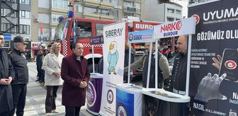 Burdur'da 112 Günü dolayısıyla bilgilendirme standı açıldı