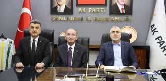 Çalışma ve Sosyal Güvenlik Bakanı Işıkhan, AK Parti Şanlıurfa İl Başkanlığını ziyaret etti