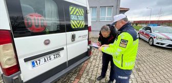 Çanakkale'de öğrenci servisleri denetlendi