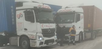 Çankırı'nın yüksek kesimlerinde yağan kar ulaşımda aksamaya yol açtı