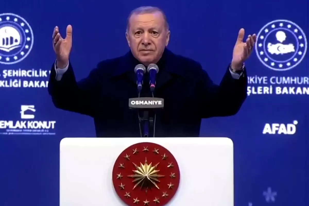 Cumhurbaşkanı Erdoğan: Bunların bitmez dediği evler burada