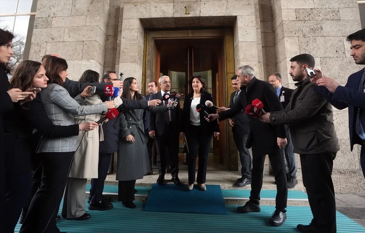 Cumhurbaşkanı Erdoğan'ın DEM Parti heyetini kabulü