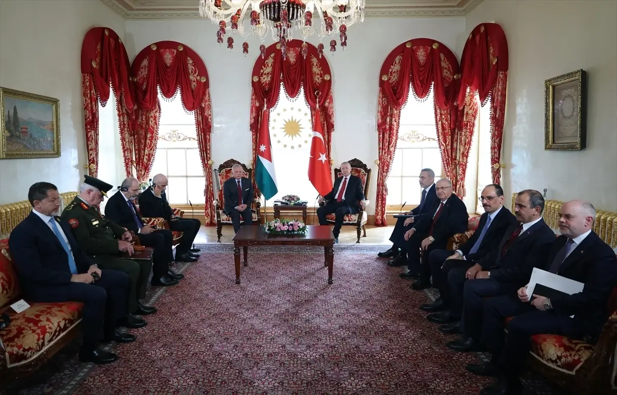 Cumhurbaşkanı Erdoğan, Ürdün Kralı 2. Abdullah'ı Ağırladı