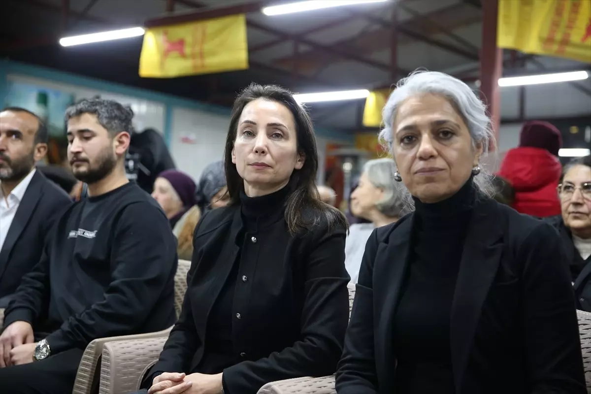 DEM Parti Eş Genel Başkanı Hatimoğulları, Adıyaman'da anma etkinliğine katıldı