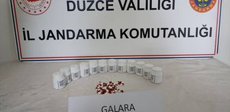 Düzce'de sentetik eczaları araçtan yol kenarına atan şüpheli gözaltına alındı