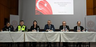 Edirne'de okul güvenliği toplantısı yapıldı