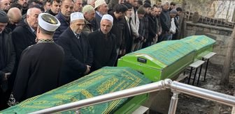 Erzurum'daki trafik kazasında hayatını kaybeden 3 kişinin cenazesi defnedildi