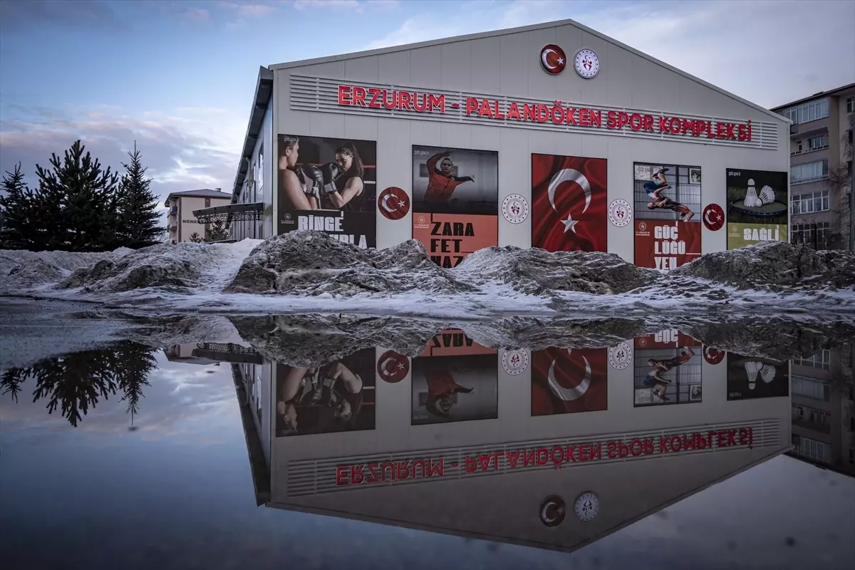 Erzurum'un modern salonları şehrin spor altyapısına güç kattı