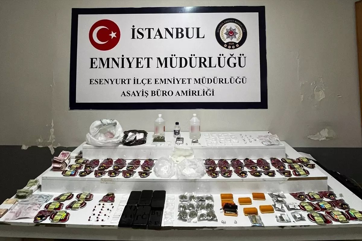 Esenyurt'ta uyuşturucu operasyonunda yakalanan 3 şüpheli tutuklandı