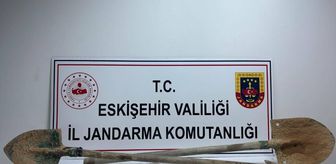 Eskişehir'de kaçak kazı yapan 2 şüpheli suçüstü yakalandı