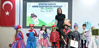 Gaziosmanpaşalı çocuklar atıkları sanata dönüştürdü