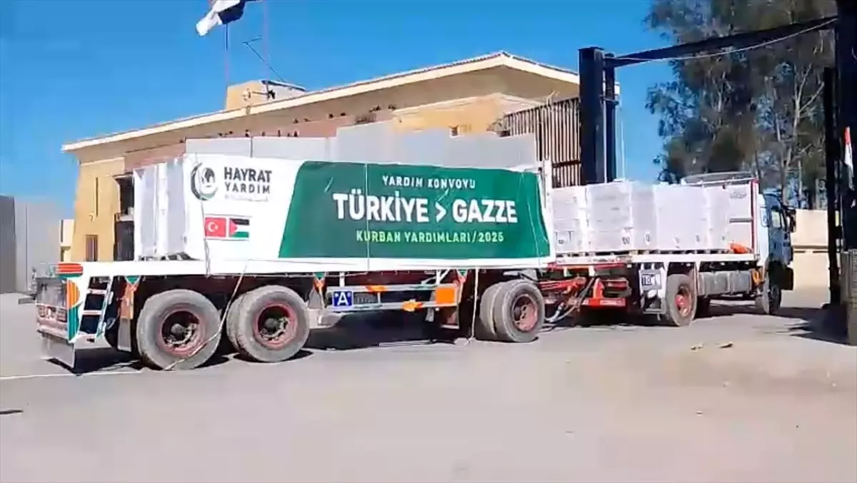 Hayrat İnsani Yardım Derneğinden Gazze'ye 475 bin kurban konservesi