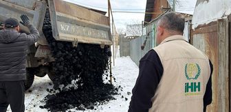 İHH, Kırgızistan ve Kazakistan'da 480 ton kömür dağıttı