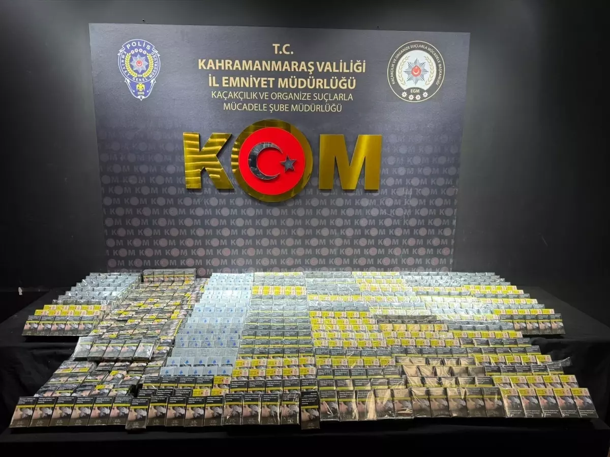 Kahramanmaraş'ta uyuşturucu operasyonunda yakalanan 1 zanlı tutuklandı