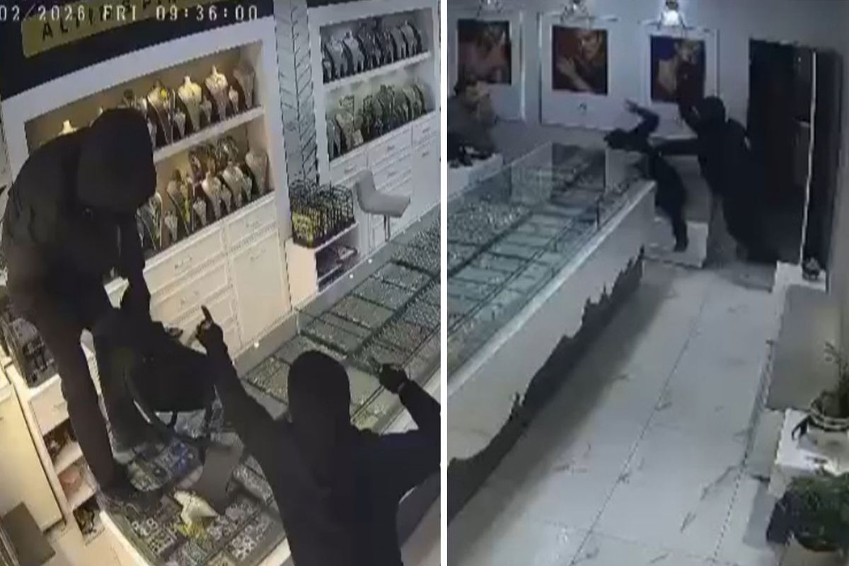 Kar maskesiyle dükkanı bastılar, çalışanı dövüp 1 kilo altınla kaçtılar
