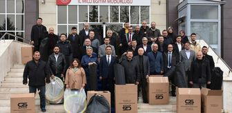 Karaman'da okullara spor malzemesi desteği
