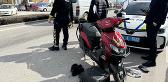 Karaman'da otomobil ile çarpışan motosikletteki 2 kişi yaralandı