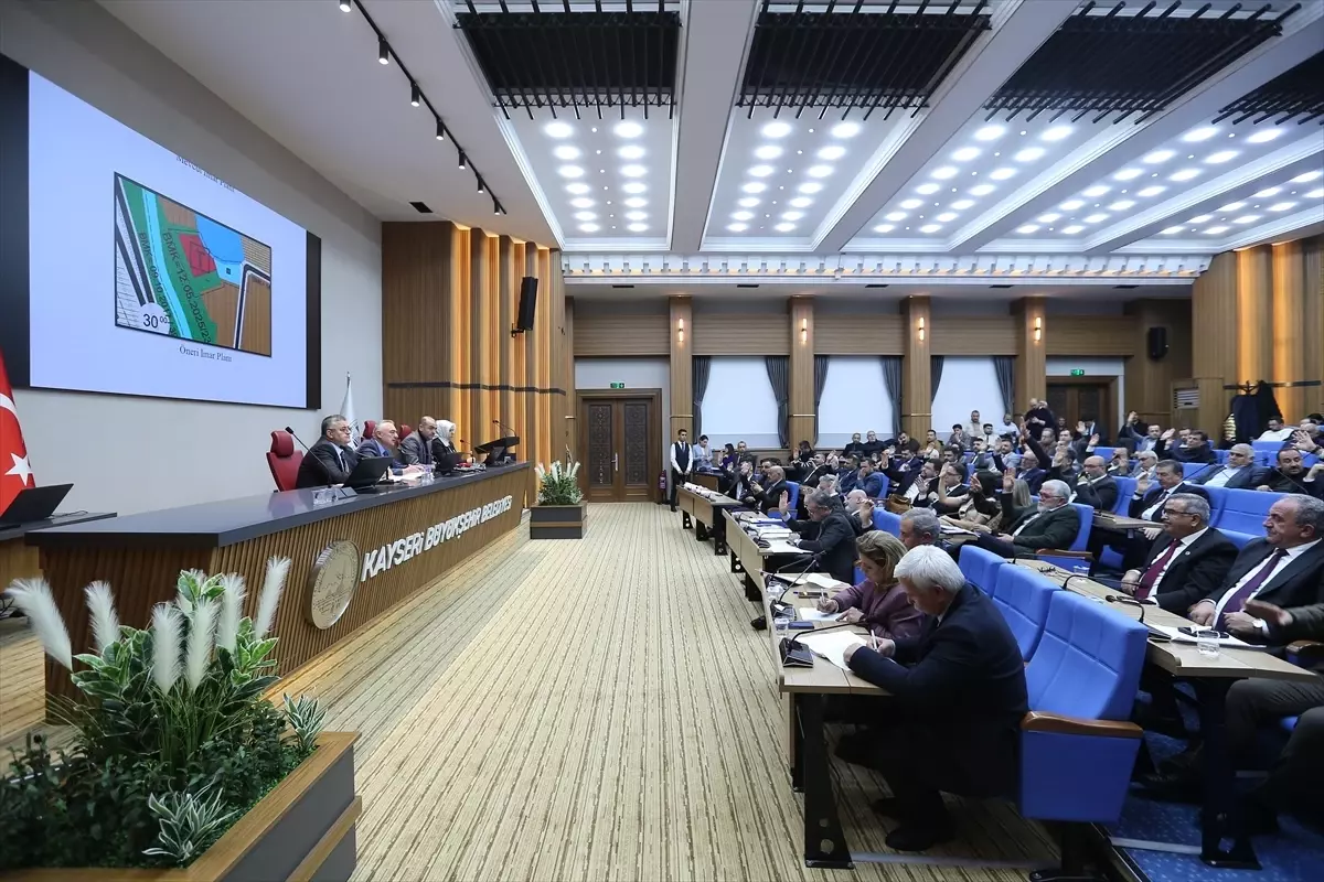 Kayseri Büyükşehir Belediyesi şubat ayı meclis toplantısı yapıldı