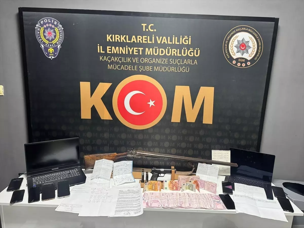 Kırklareli'nin Babaeski ilçesinde rüşvet operasyonunda 7 şüpheli gözaltına alındı