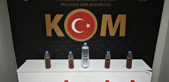 Kırşehir'de sahte içki ve etil alkol ele geçirildi