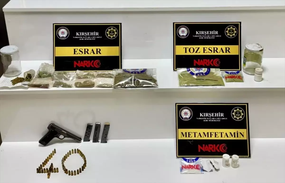 Kırşehir'de uyuşturucu operasyonunda yakalanan şüpheli tutuklandı