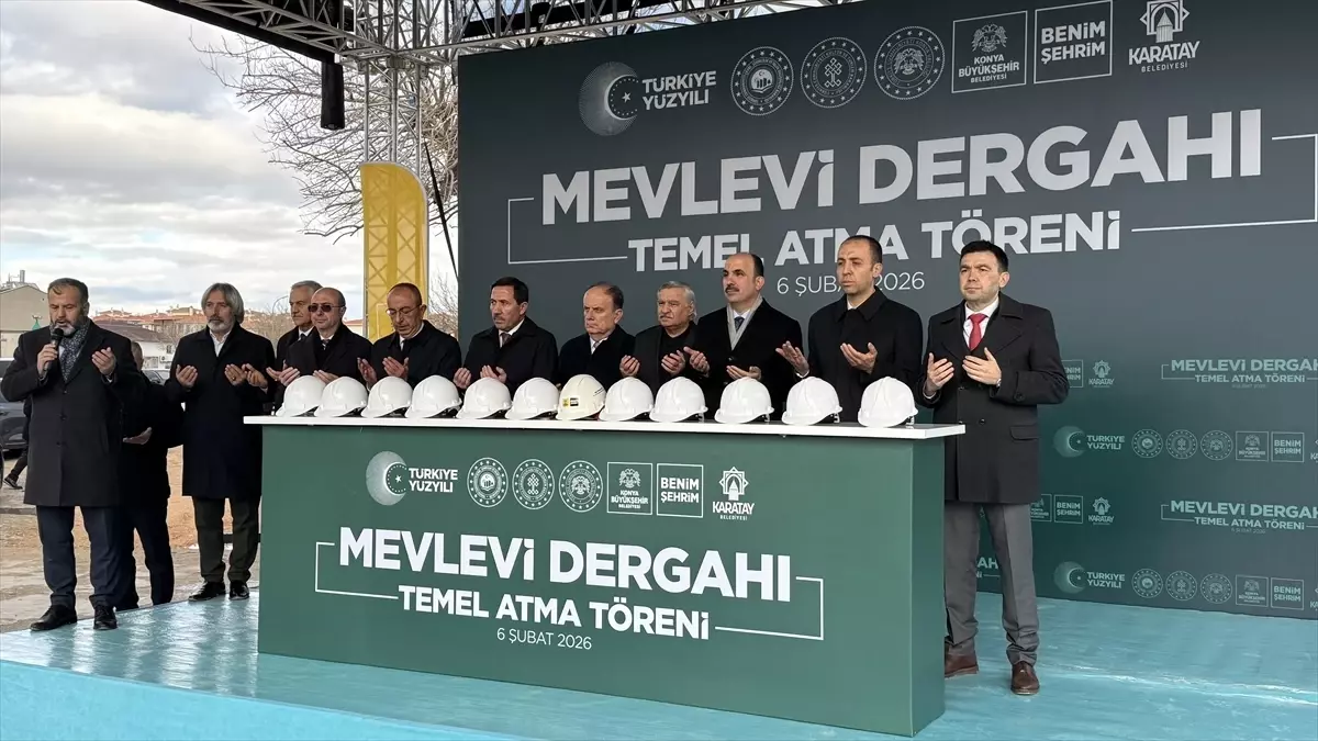 Konya'da Mevlevi Dergahı'nın temeli atıldı