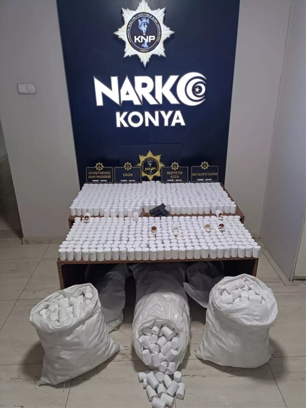 Konya'da uyuşturucu operasyonlarında 1 ayda 187 kişi tutuklandı