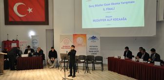 Kütahya'da Kur'an-ı Kerim'i ve ezanı güzel okuma yarışması düzenlendi