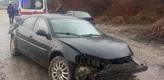 Malatya'da devrilen otomobildeki 5 kişi yaralandı
