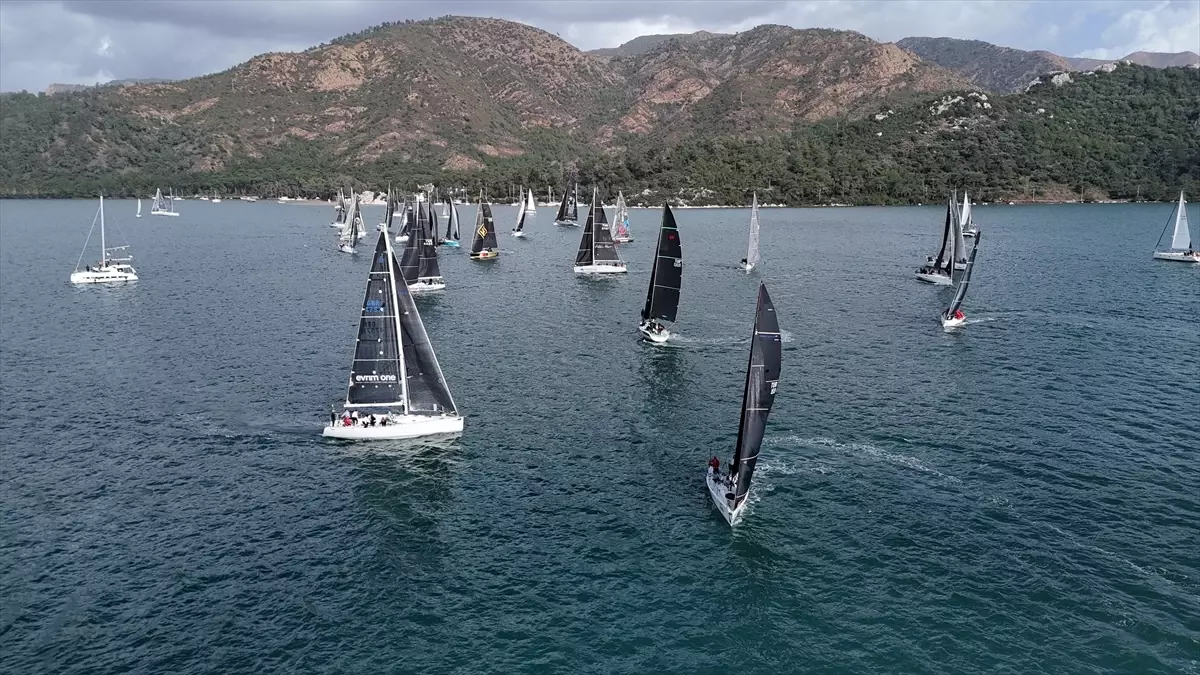 Marmaris MIYC Kış Trofesi Yat Yarışları'nın 2. ayağı başladı