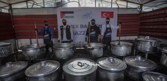 Mavi Marmara Derneği, Gazze'de günde 10 bin kişiye sıcak yemek dağıtacak hayır mutfağı açtı