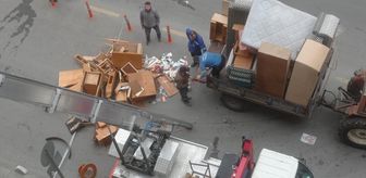 Mersin'de atık ve çöp biriktirilen ev temzilendi