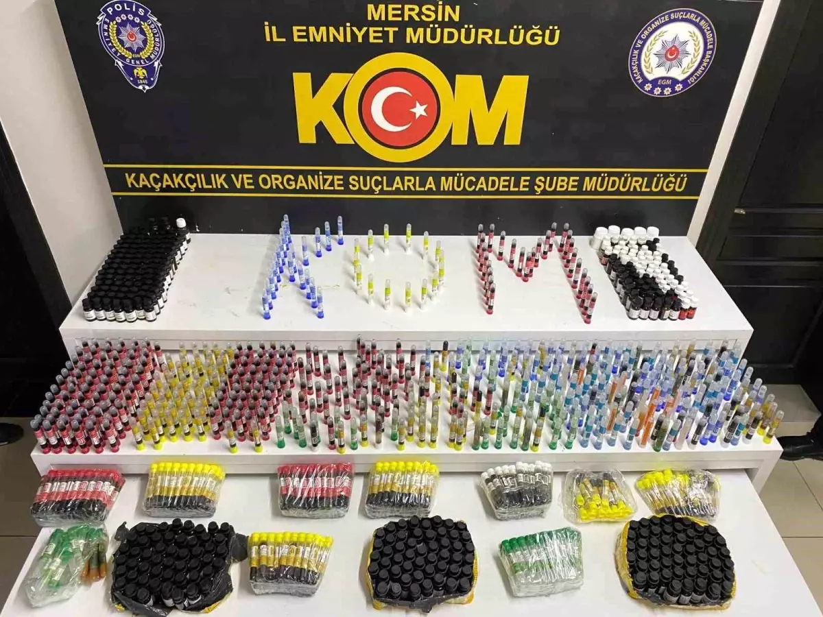 Mersin'de depoya baskın binlerce litre kaçak alkol ele geçirildi: 1 tutuklama