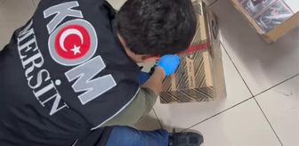 Mersin'de kolilere gizlenmiş kaçak 459 parfüm ele geçirildi